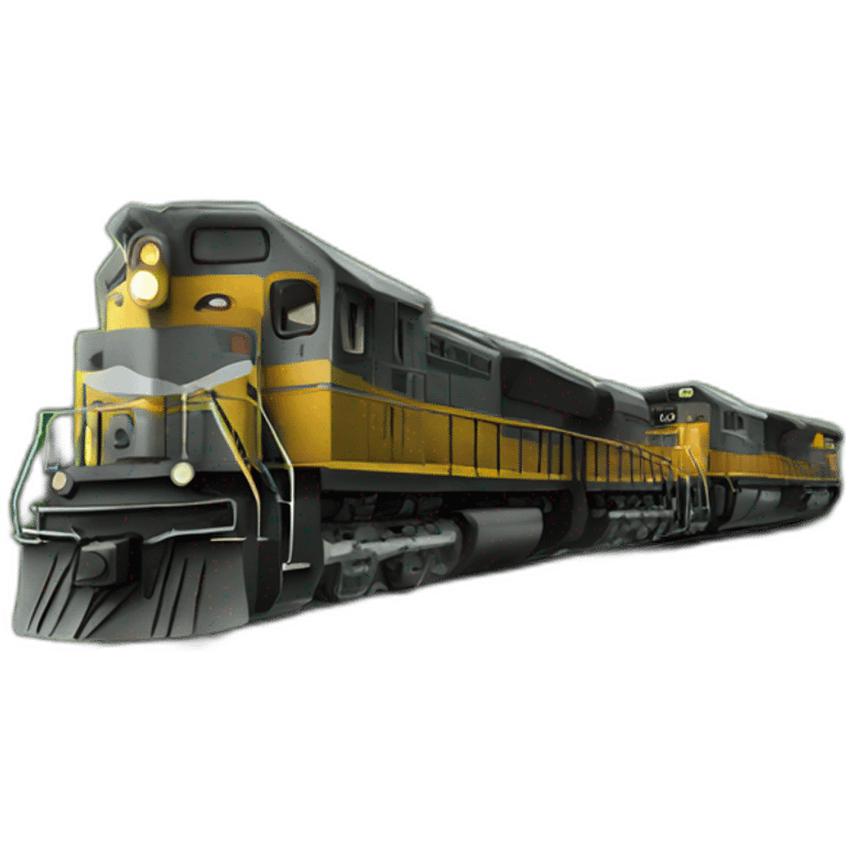 train and forest emoji