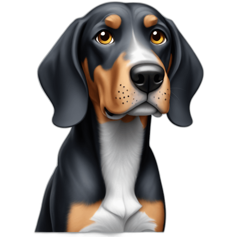 blue tick coonhound emoji