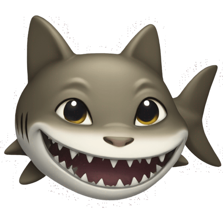 cat shark emoji