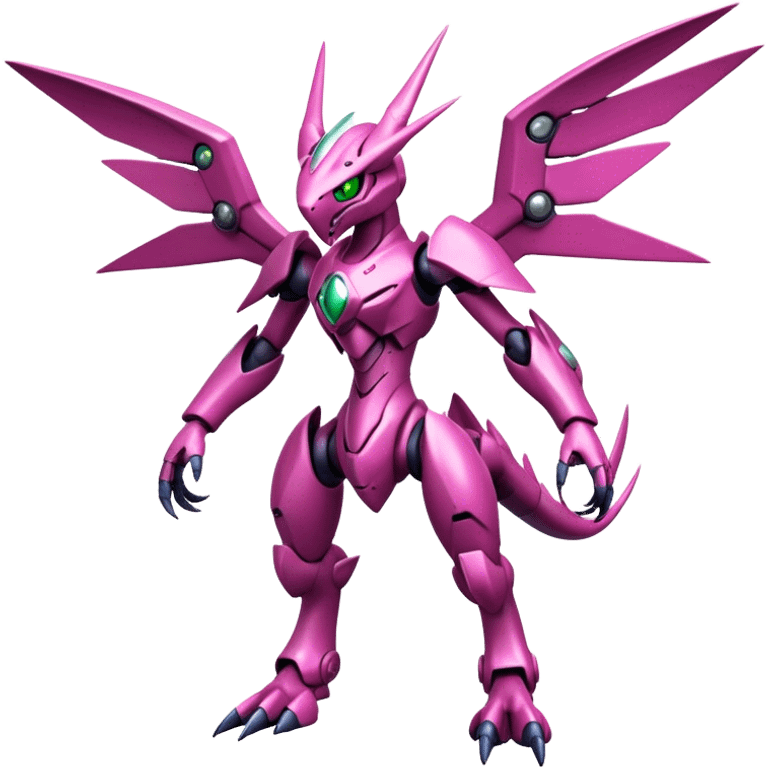  Cool Edgy Shiny Ethereal Legendary Digimon-Genesect-Palkia-hybrid full body emoji