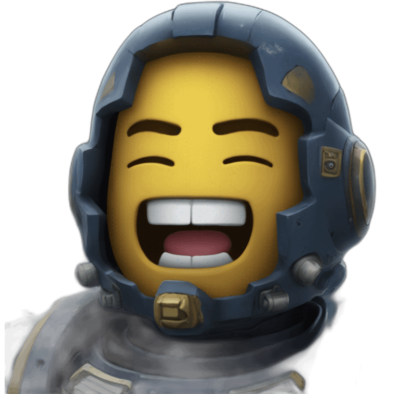 Space marine smile emoji