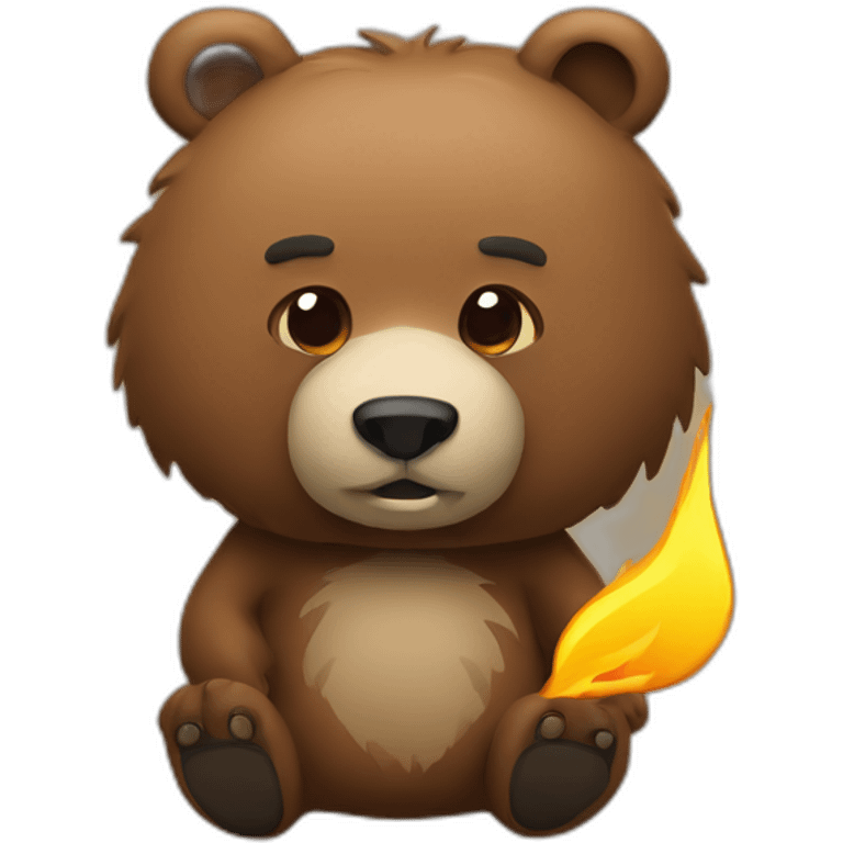 Grizzly with Gas make emoji