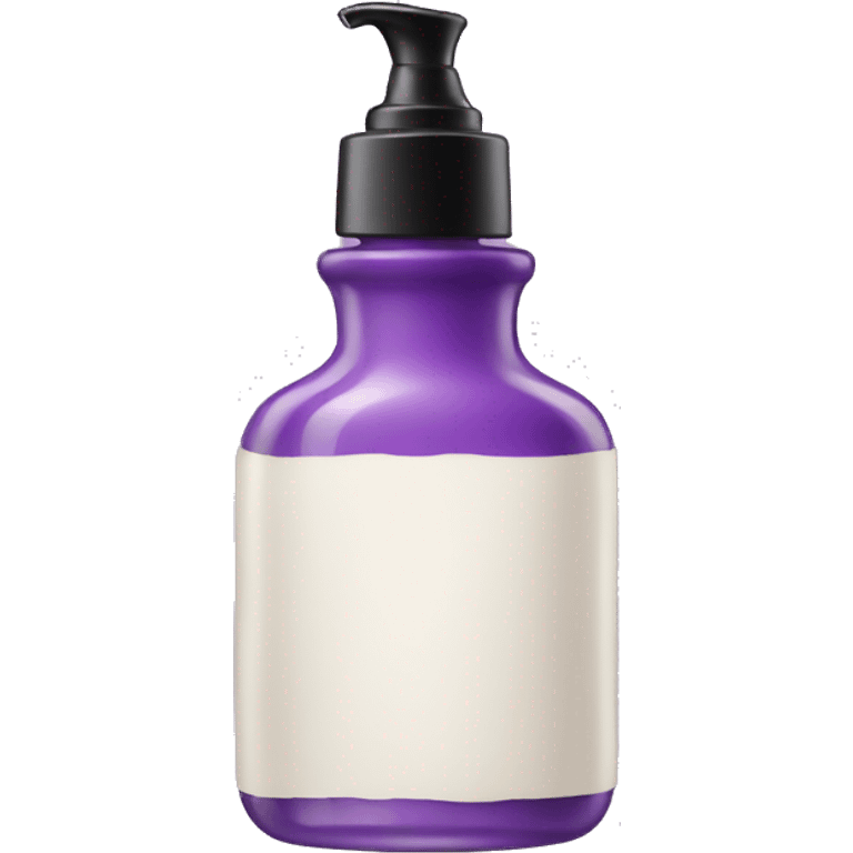 Vintage purple lotion bottle emoji