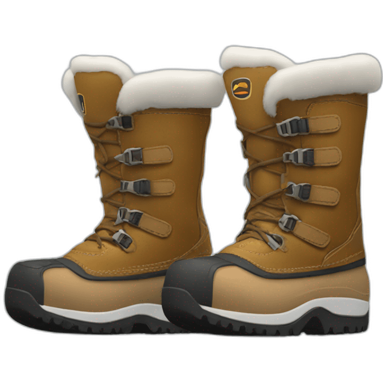 Pair of snowmobile boots emoji