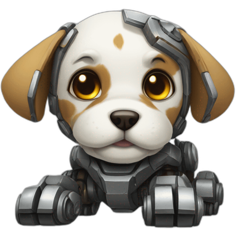 Mecha pup emoji