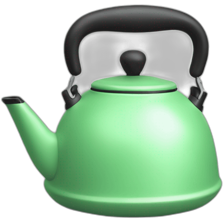 Light green mini kettle emoji