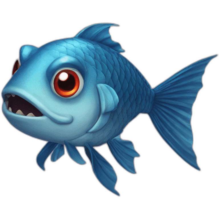 evil fish emoji