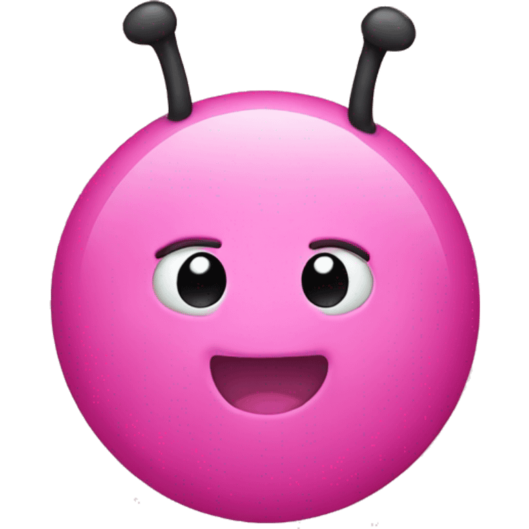 Pink tick emoji