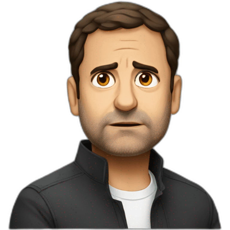 Rahul Gandhi sad emoji