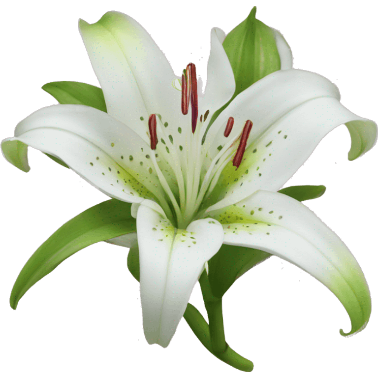 stargazer lily emoji