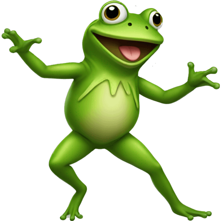 frog dancing  emoji