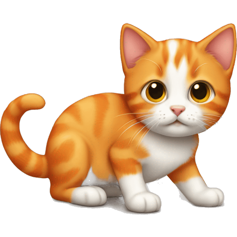 orange kitten  emoji