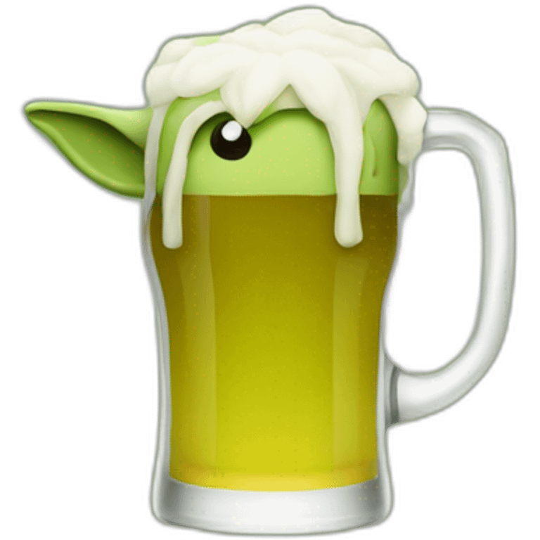 Yoda beer emoji