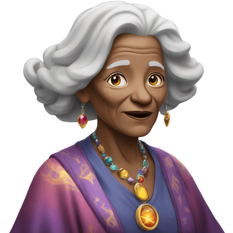 western astologer old lady emoji