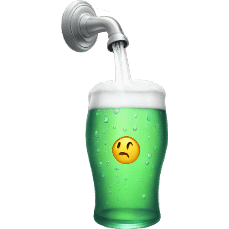 beer in a shower emoji