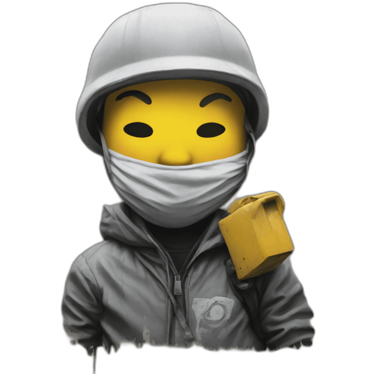 banksy graffiti emoji