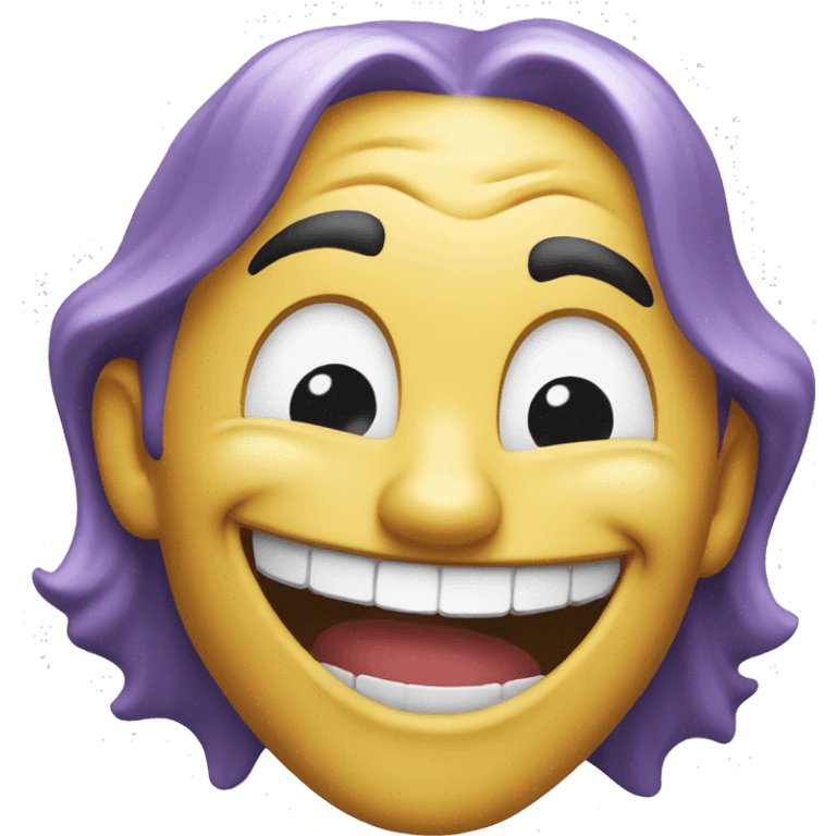  A Joker laughing emoji