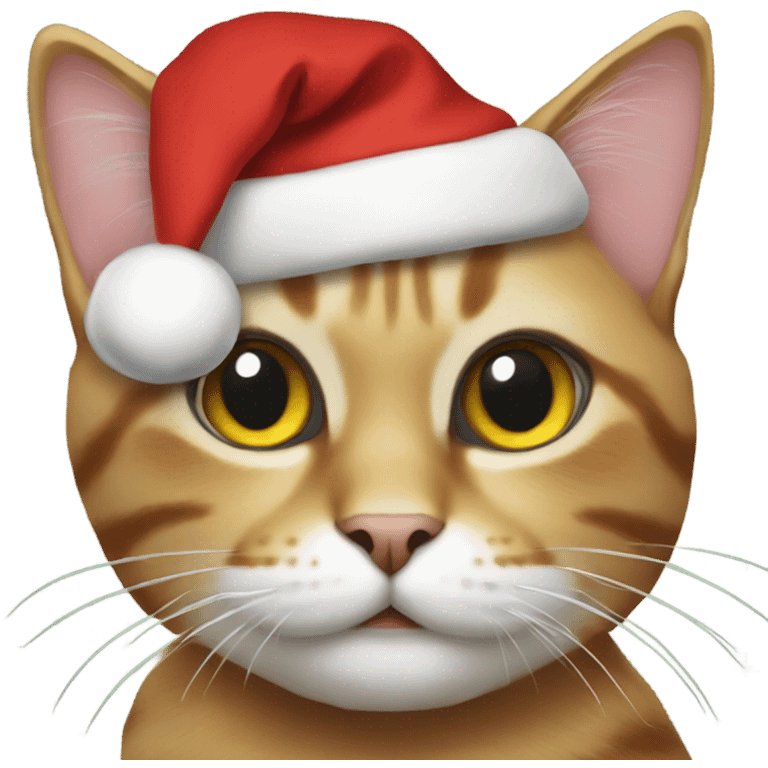 Christmas cat emoji