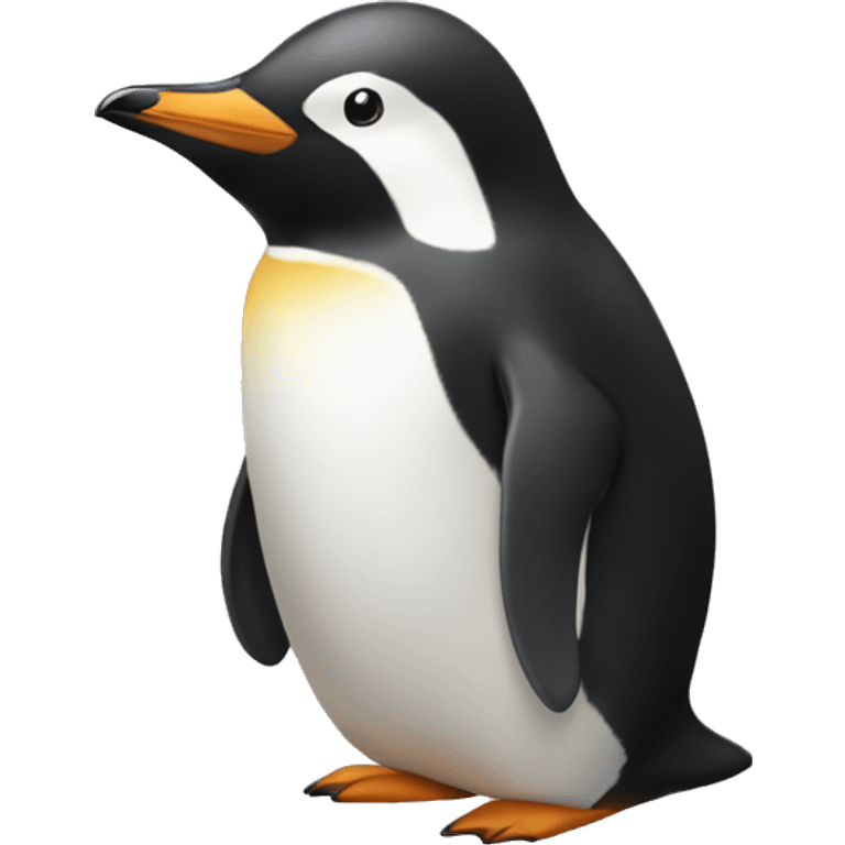 genera un emoji de un pinguino egresado emoji