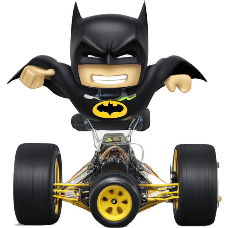 Radio Controlled 69 Nova Batman’s favorite, shaped like a top fuel Dragster with exposed suspension  emoji