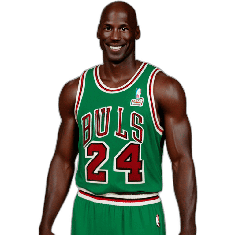 Michael Jordan piel verde emoji