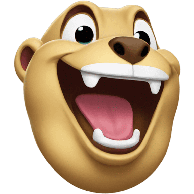 Buc-ees gopher mascot laughing emoji