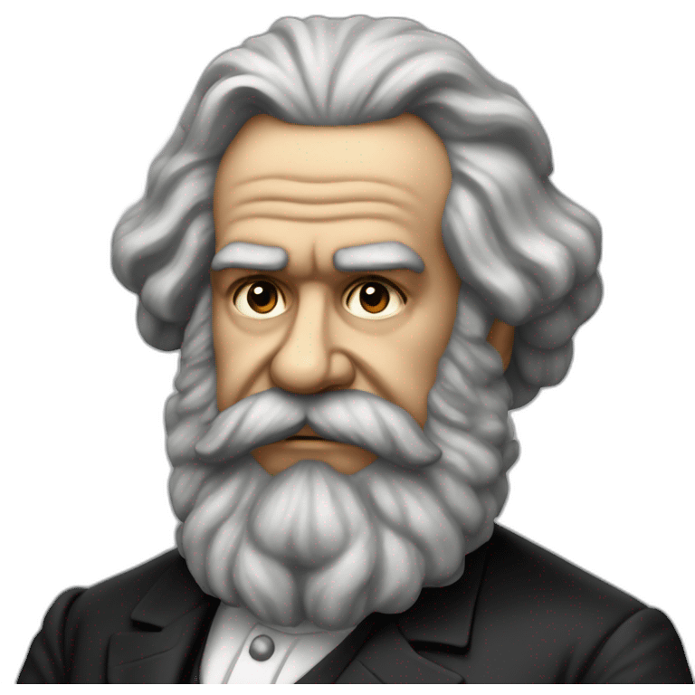 Karl Marx big naturals emoji