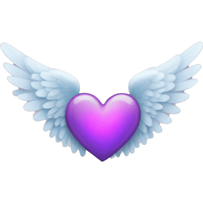 Healing heart with wings emoji