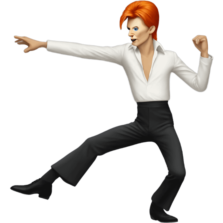 David Bowie dancing emoji