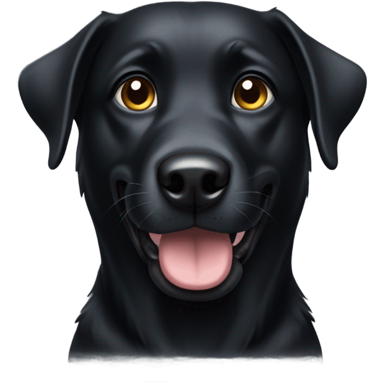 Black dog emoji