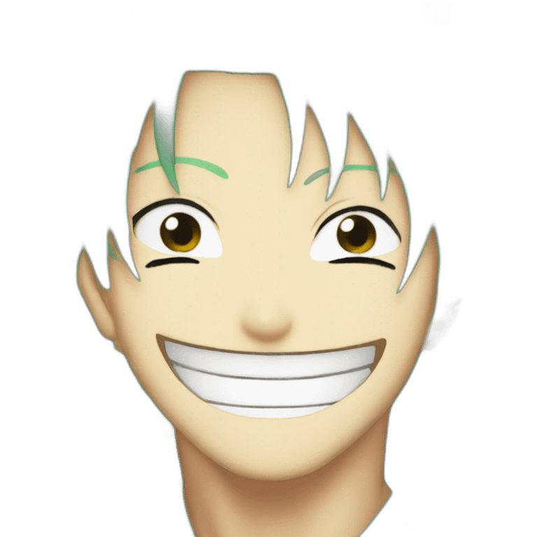 Zoro from One piece laughing at Nami emoji