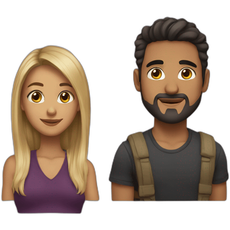 Inaya et aymen emoji