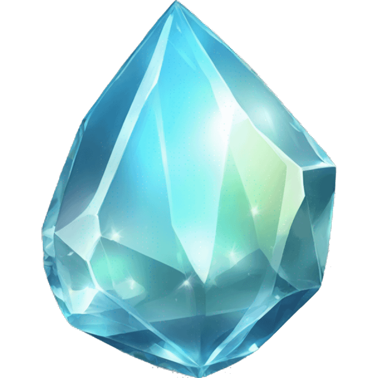 Shiny sparkly glass crystal gem shard emoji