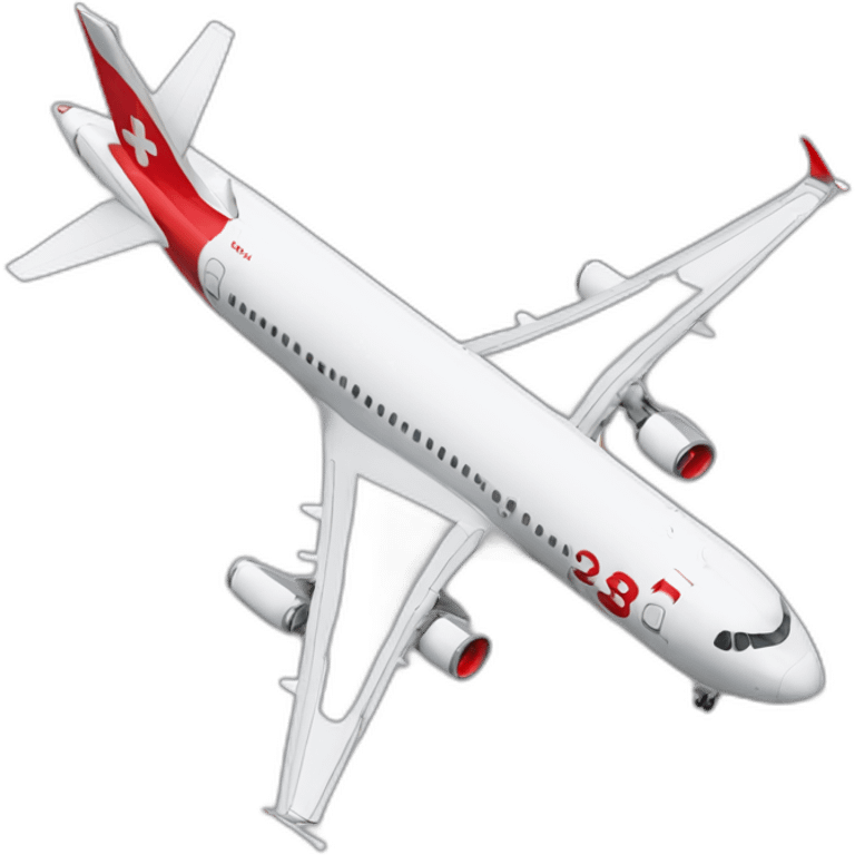 Airbus a321 swissair emoji