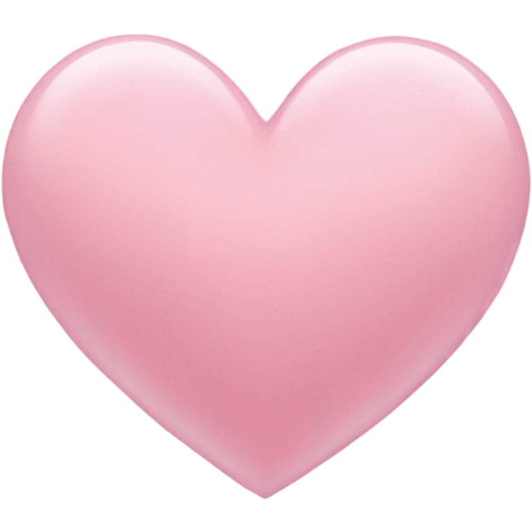 light pink heart  emoji