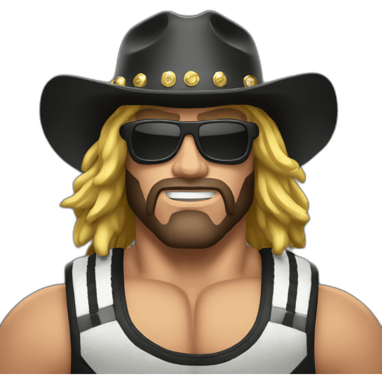 wwe macho man wrestler emoji