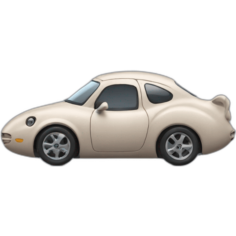 rat-shaped car emoji