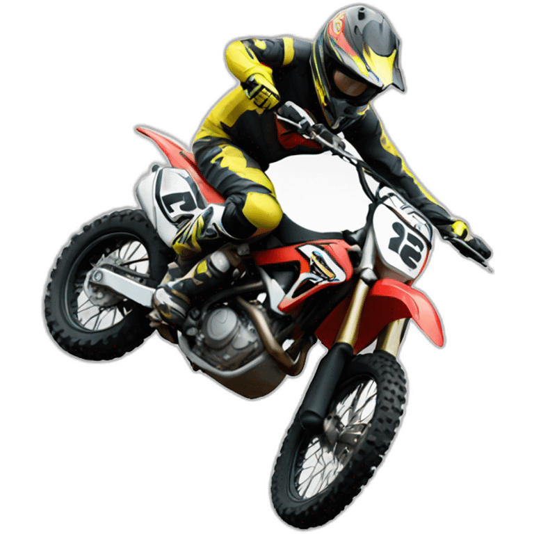 Motocross emoji