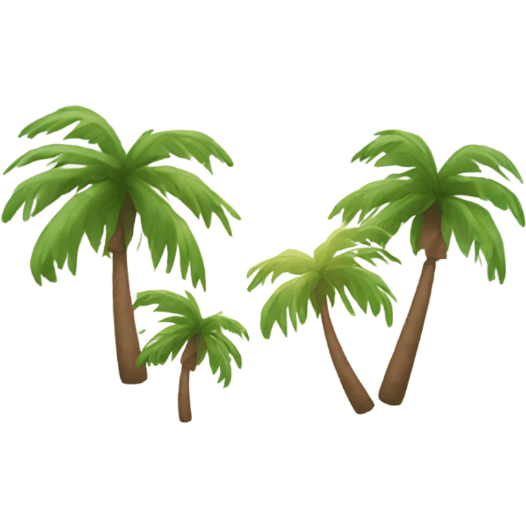 Christmas with palm trees  emoji