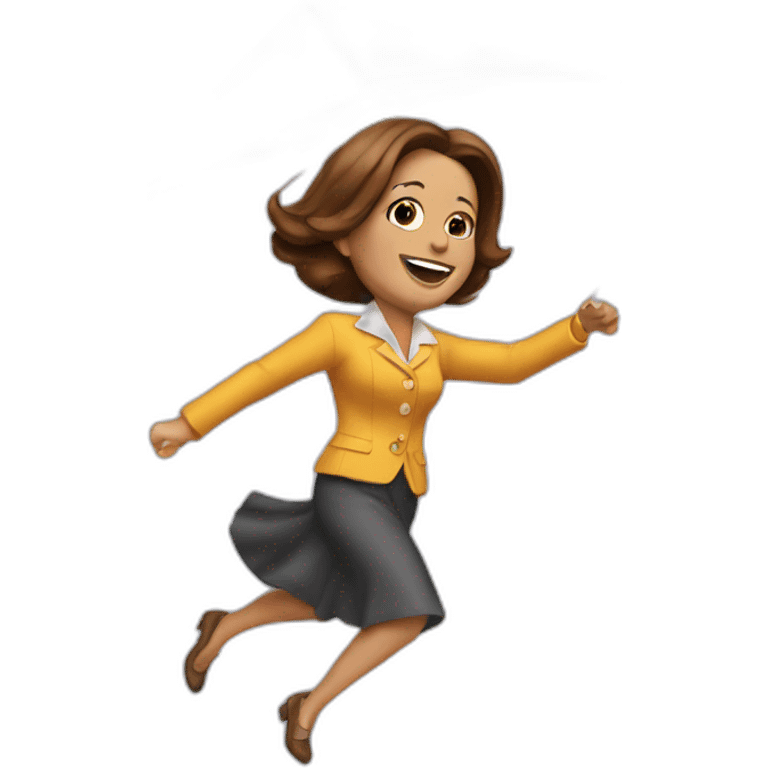 Macy pelosi  flying a kite emoji