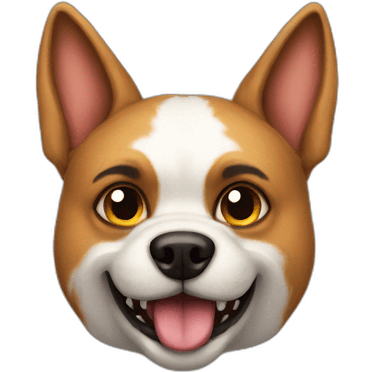 dog evil emoji