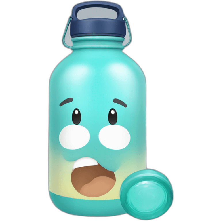 Kawaii water bottle emoji