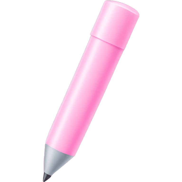 A pastel pink highlighter pen emoji