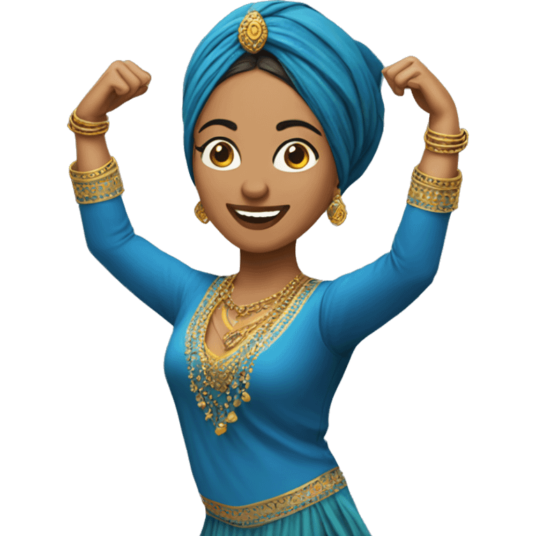 female bhangra dancer emoji