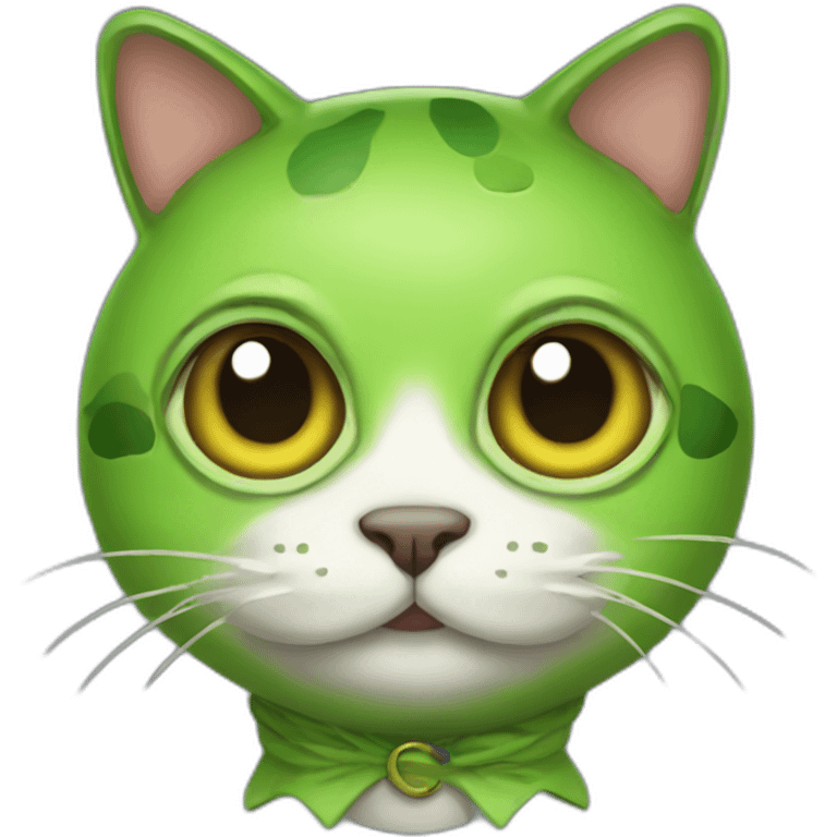 cat in frog costume emoji