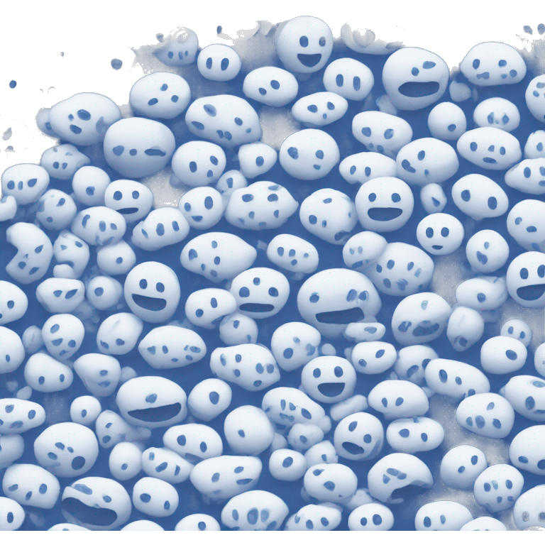 blue white rhobus pattern emoji