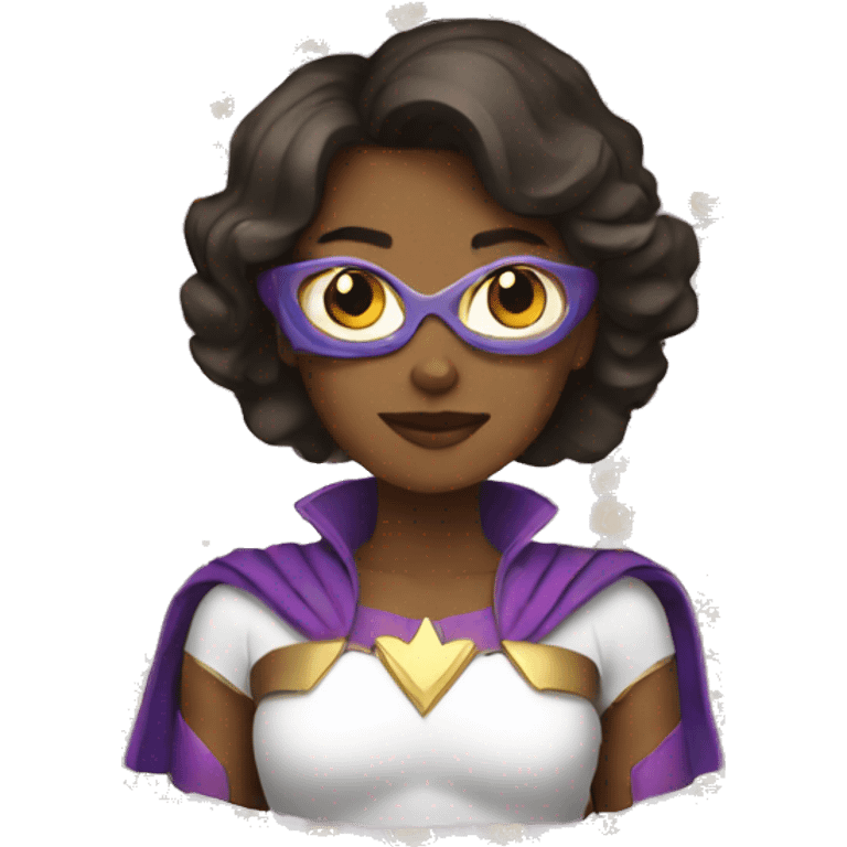 Mujer super heroe  emoji