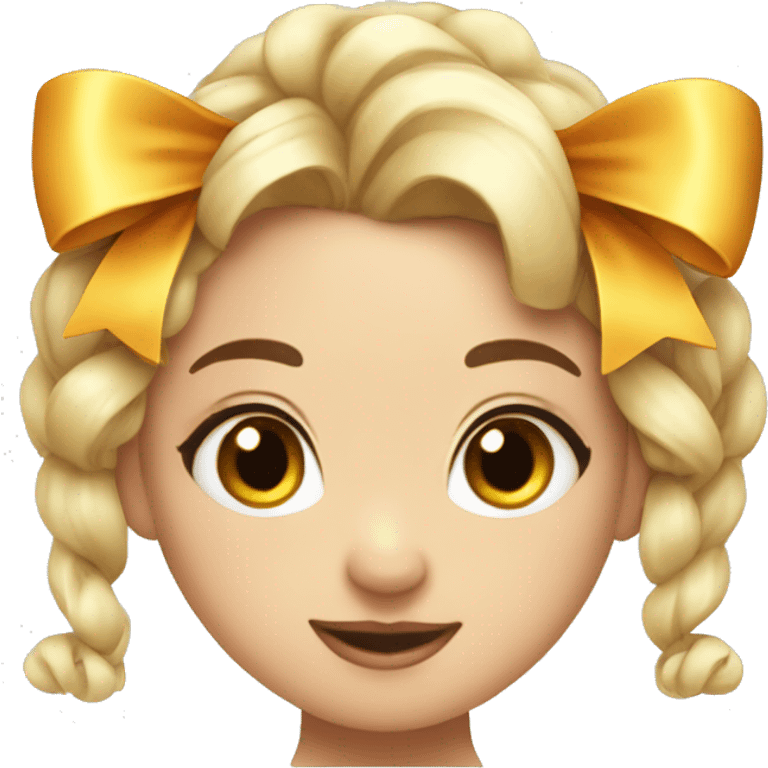 Cute bow coquette emoji