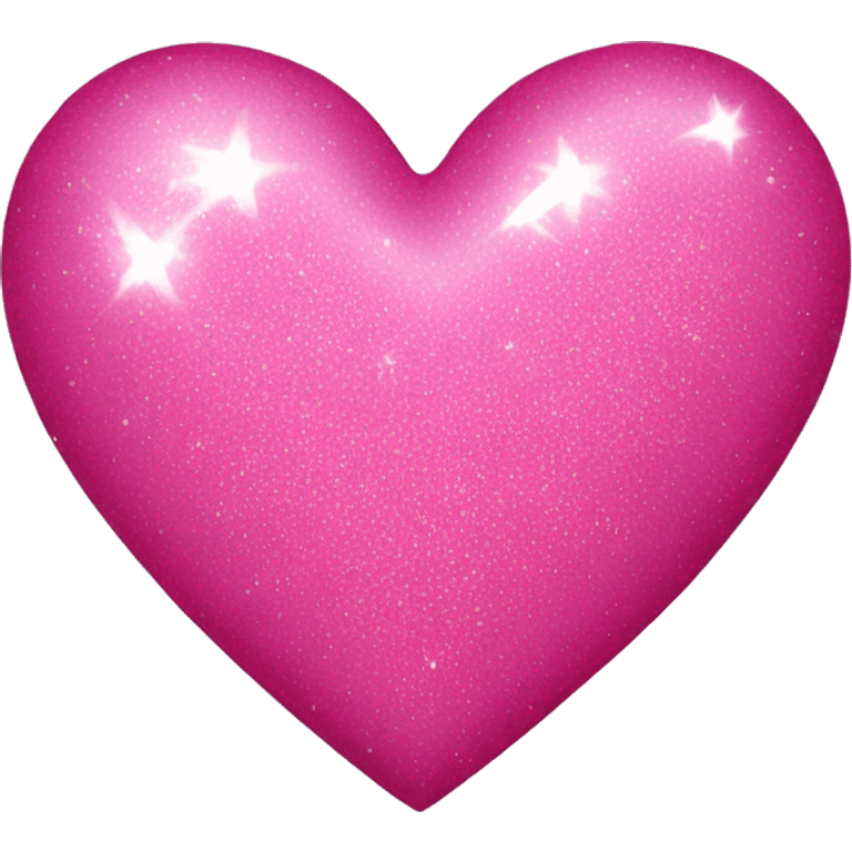 Sparkly pink heart  emoji