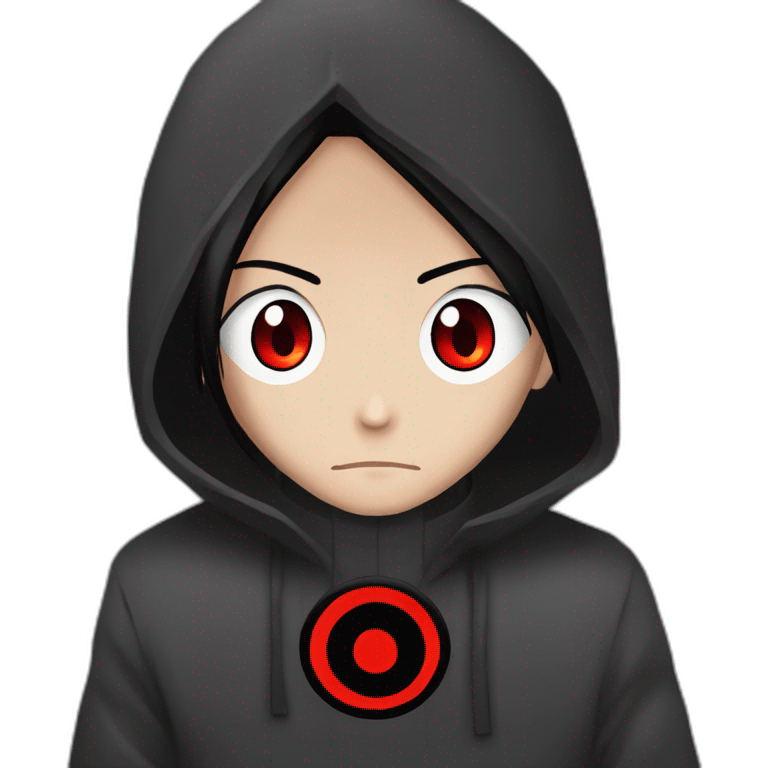 Itachi uchiha with sharingan emoji